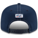 New Era Navy New England Patriots 2019 NFL Sideline Road 9FIFTY Snapback Adjustable Hat