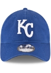 Men's Kansas City Royals New Era Blue Core Classic 9TWENTY Adjustable Hat