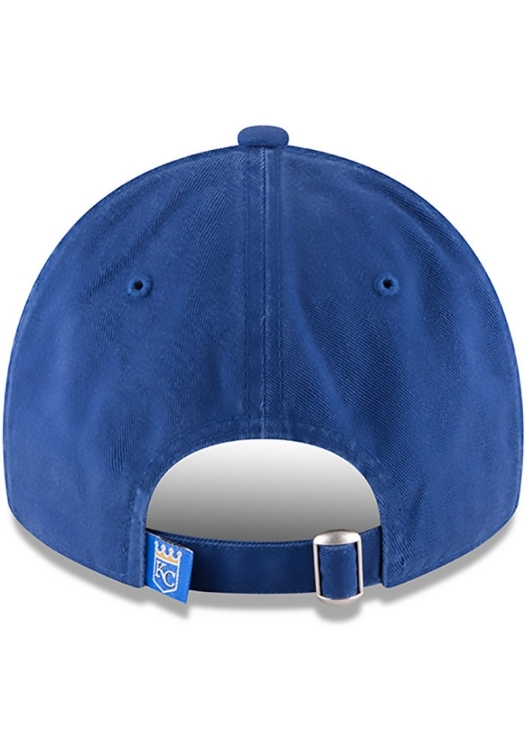 Men's Kansas City Royals New Era Blue Core Classic 9TWENTY Adjustable Hat image 6