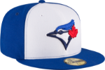 Men's Toronto Blue Jays New Era White/Royal 2017 Alternate Authentic Collection On-Field 59FIFTY Fitted Hat