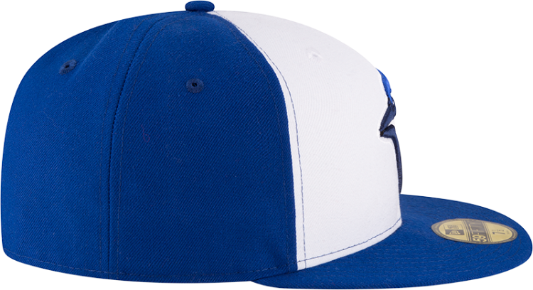 Men's Toronto Blue Jays New Era White/Royal 2017 Alternate Authentic Collection On-Field 59FIFTY Fitted Hat image 6