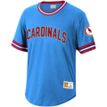 St. Louis Cardinals Mitchell & Ness Cooperstown Collection Wild Pitch Jersey T-Shirt - Light Blue
