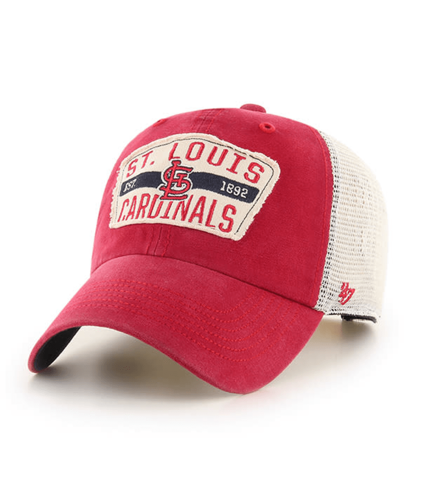 St. Louis Cardinals 47 Brand Vintage Red Crawford Clean Up Adjustable Hat