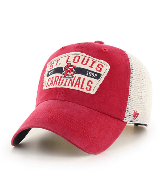 St. Louis Cardinals 47 Brand Vintage Red Crawford Clean Up Adjustable Hat