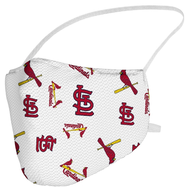 St. Louis Cardinals Fanatics Branded Adult All Over Logo Face Covering