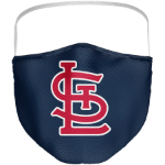 St. Louis Cardinals Fanatics Branded Adult All Over Logo Face Covering 3-Pack