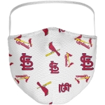 St. Louis Cardinals Fanatics Branded Adult All Over Logo Face Covering 3-Pack