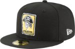 Pittsburgh Pirates New Era Cooperstown Collection Wool 59FIFTY Fitted Hat - Black