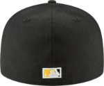 Pittsburgh Pirates New Era Cooperstown Collection Wool 59FIFTY Fitted Hat - Black