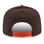 Men's Cleveland Browns New Era Brown/Orange Basic 9FIFTY Adjustable Snapback Hat