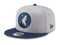 Minnesota Timberwolves New Era 2Tone 950 Snapback Hat - Heather Gray