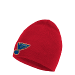 Men's St. Louis Blues Adidas Branded Brett Hull Red Special Edition Cuffed Beanie Hat