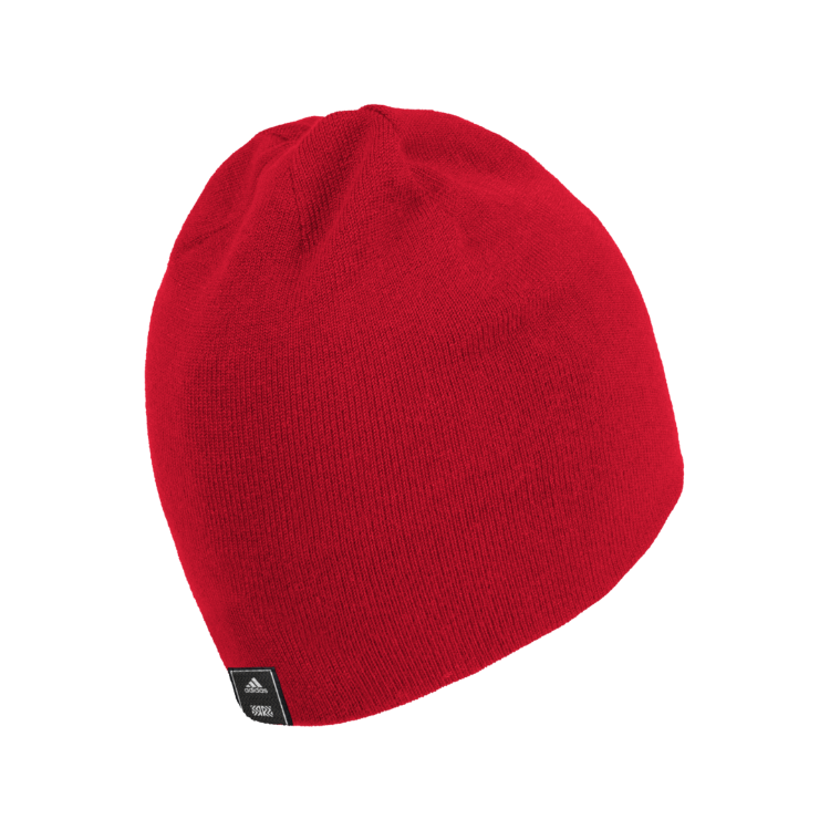 Men's St. Louis Blues Adidas Branded Brett Hull Red Special Edition Cuffed Beanie Hat side view