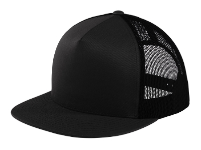 STC38  Sport-Tek ® Yupoong ® 5-Panel Classic Trucker Mesh Back Cap front view