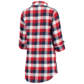 Women's St. Louis Cardinals Concepts Sport Red/Navy Breakout Flannel Long Sleeve Nightshirt