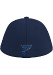Adidas St Louis Blues Mens Navy Blue Baseball Fitted Hat 