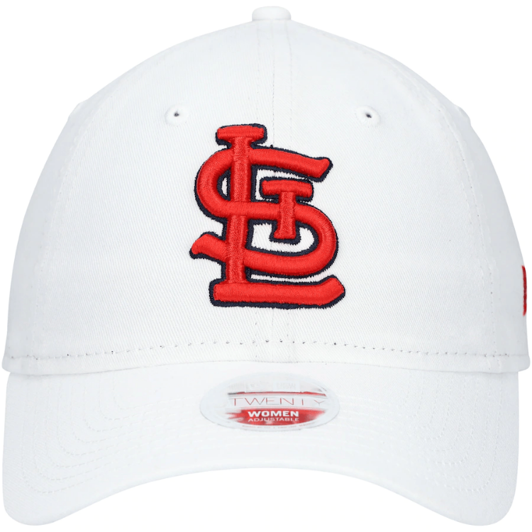 Youth St. Louis Cardinals New Era Core Classic II 9TWENTY Adjustable Hat – White side view