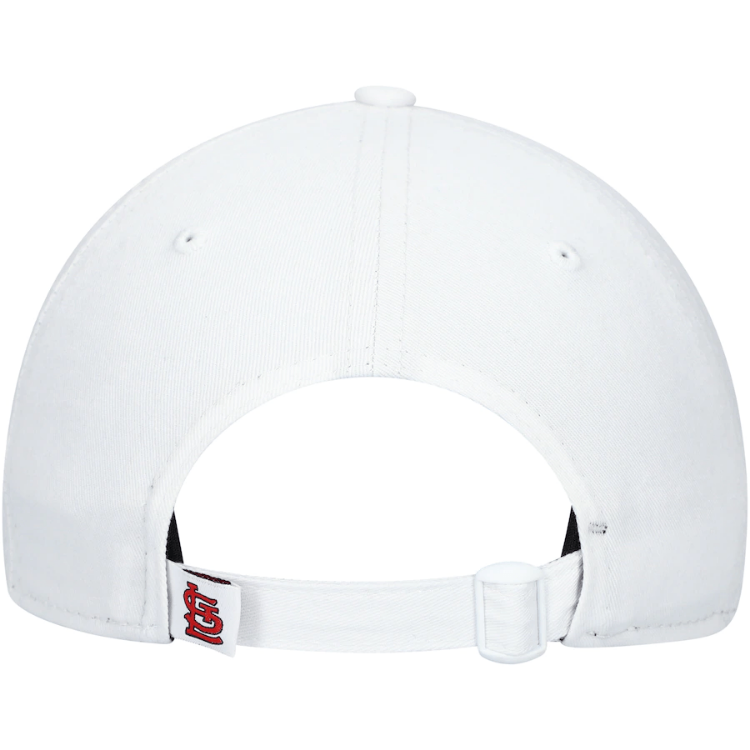 Youth St. Louis Cardinals New Era Core Classic II 9TWENTY Adjustable Hat – White detail view