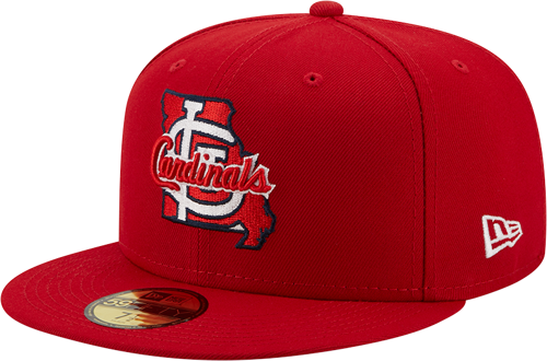 New Era St. Louis Cardinals Red Local 59FIFTY Fitted Hat
