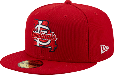 New Era St. Louis Cardinals Red Local 59FIFTY Fitted Hat front view