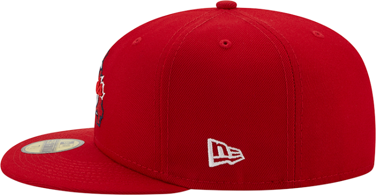 New Era St. Louis Cardinals Red Local 59FIFTY Fitted Hat detail view