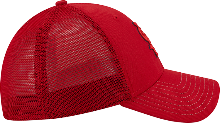 New Era St Louis Cardinals Red Pop Visor 39THIRTY Flex Hat 