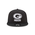 Green Bay Packers New Era Black B-Dub 950 Snapback Hat