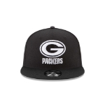 Green Bay Packers New Era Black B-Dub 950 Snapback Hat