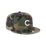 Men's Chicago Cubs New Era Camo Basic 9FIFTY Snapback Hat
