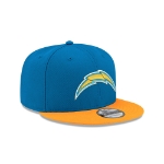 Los Angeles Chargers New Era 9FIFTY Adjustable Snapback Hat - Powder Blue
