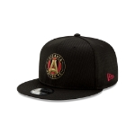 Atlanta United FC New Era On-Field Collection 9FIFTY Snapback Adjustable Hat - Black