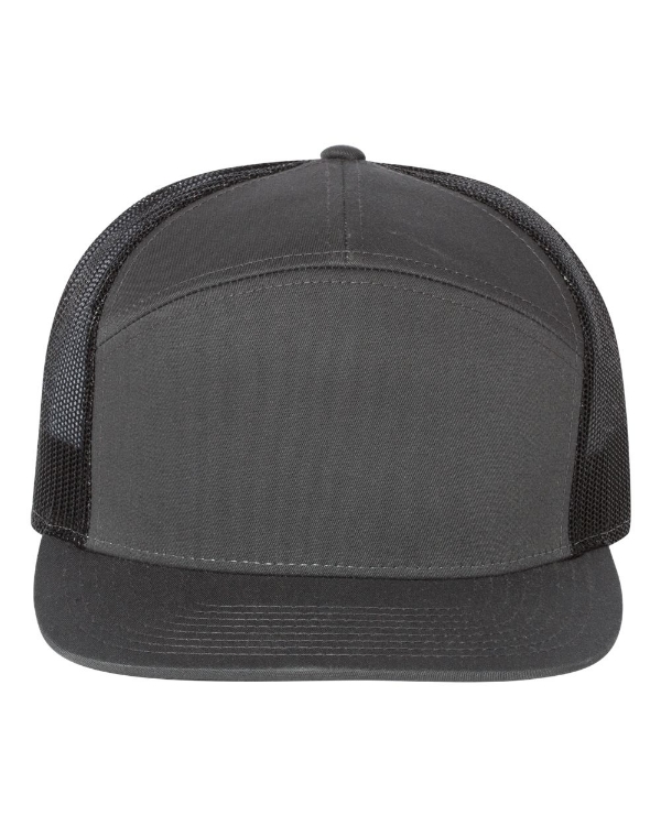 Richardson - Seven-Panel Trucker Cap - 168 front view