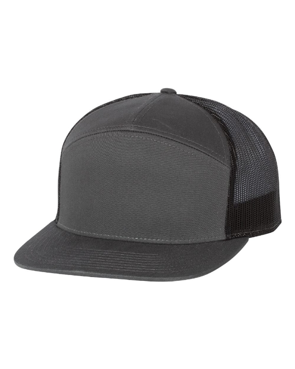Richardson - Seven-Panel Trucker Cap - 168 side view