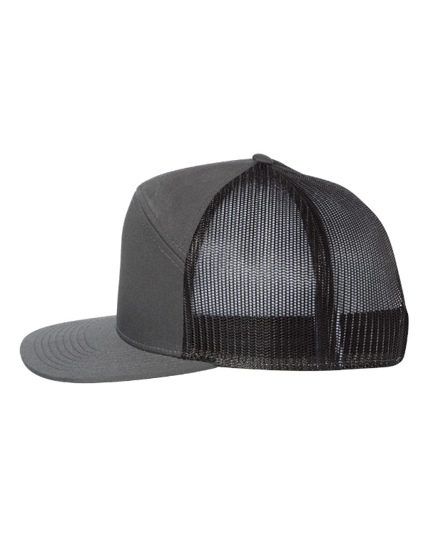 Richardson - Seven-Panel Trucker Cap - 168 back view