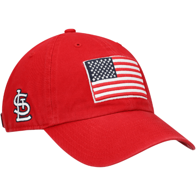 Men's St. Louis Cardinals '47 Red Heritage Front Clean Up Adjustable Hat