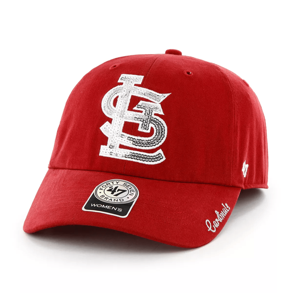 Women's '47 Brand St. Louis Cardinals Sparkle Adjustable Cap