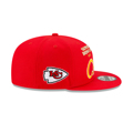 Men's Kansas City Chiefs New Era Red Super Bowl Retro Script 9FIFTY Snapback Hat