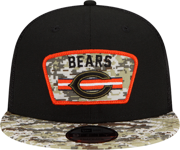 Chicago Bears NFL Salute to Service 9Fifty Snapback Hat