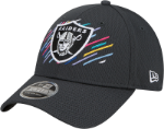 Men's Las Vegas Raiders New Era Charcoal 2021 NFL Crucial Catch 9FORTY Adjustable Hat