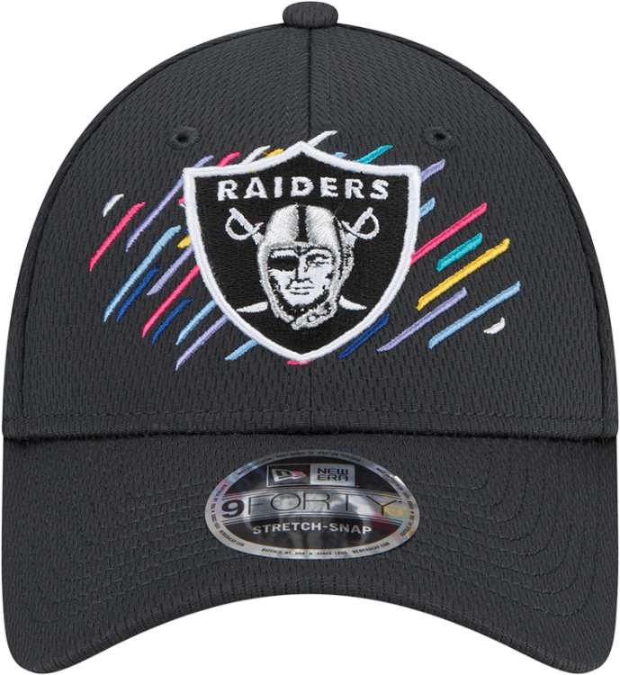 Men's Las Vegas Raiders New Era Charcoal 2021 NFL Crucial Catch 9FORTY Adjustable Hat