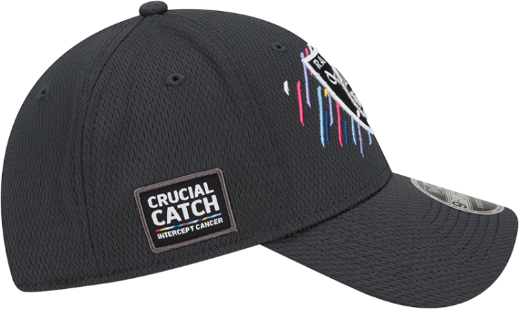 Men's Las Vegas Raiders New Era Charcoal 2021 NFL Crucial Catch 9FORTY Adjustable Hat