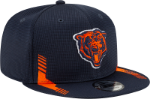 Men's Chicago Bears New Era Navy 2021 NFL Sideline Home C 9FIFTY Snapback Adjustable Hat