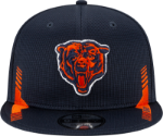 Men's Chicago Bears New Era Navy 2021 NFL Sideline Home C 9FIFTY Snapback Adjustable Hat