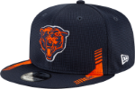 Men's Chicago Bears New Era Navy 2021 NFL Sideline Home C 9FIFTY Snapback Adjustable Hat