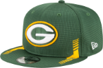 Men's Green Bay Packers New Era Green 2021 NFL Sideline Home 9FIFTY Snapback Adjustable Hat