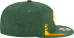 Men's Green Bay Packers New Era Green 2021 NFL Sideline Home 9FIFTY Snapback Adjustable Hat