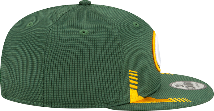 Men's Green Bay Packers New Era Green 2021 NFL Sideline Home 9FIFTY Snapback Adjustable Hat