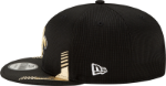 Men's New Orleans Saints New Era Black 2021 NFL Sideline Home 9FIFTY Snapback Adjustable Hat