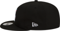 Men's New Era Boston Red Sox MLB Team Fire Black 59FIFTY Snapback Adjustable Cap