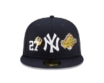 New Era Yankees Count the Rings World Series 5950 Fitted Cap